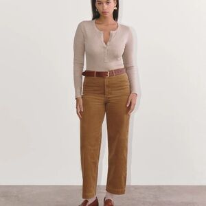 Everlane women’s Brown Corduroy Pants